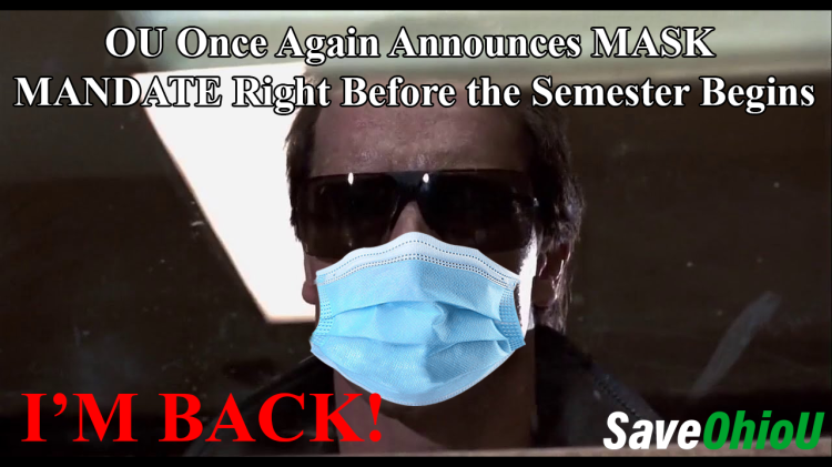 Right On Cue: OU finally announces publicly they have mandated masks once again right before the semester begins